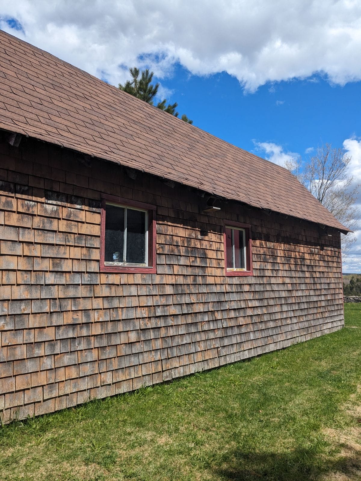Completed roofing project